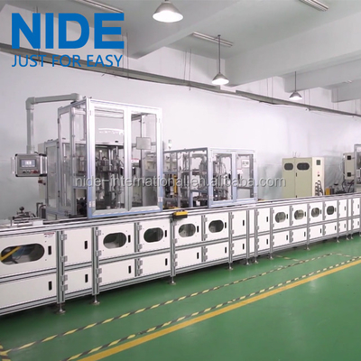 Factory Automatic Three Phase Motor Stator Winding Production Line Machine With Phone Control